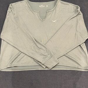 Hollister Cropped Long Sleeve Lounge